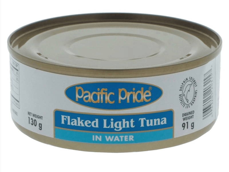 Pacific Pride Flaked Light Tuna in Water -130g - Bringme