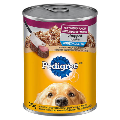 Pedigree Adult Dog Food - Filet Mignon, Chopped - 375g - Bringme