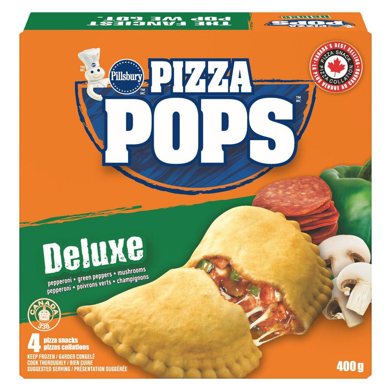 Pillsbury Pizza Pops Deluxe Pizza Snacks - 400g - Bringme