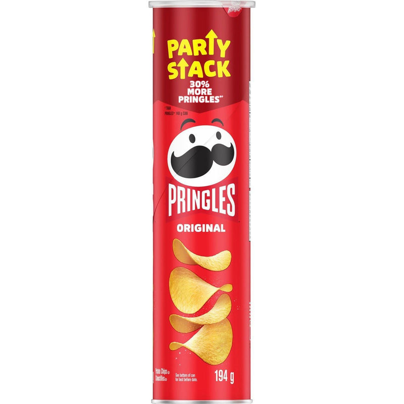 Pringles Party Stack Can Original Flavour - 194g - Bringme