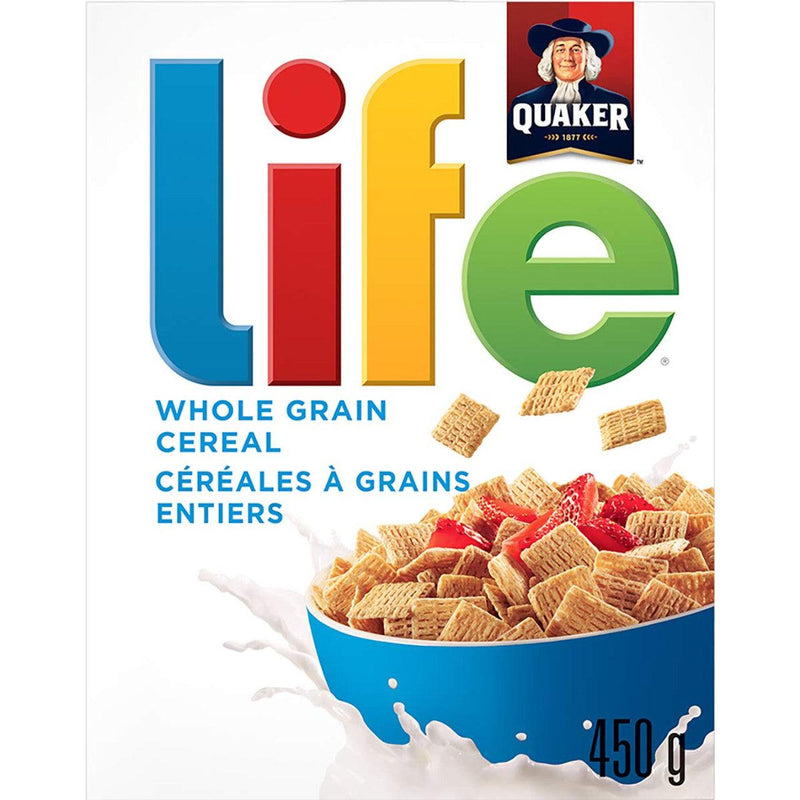 Quaker Life Whole Grain Cereal - 450g - Bringme