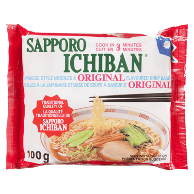 Sapporo Ichiban Original Noodles  - 100g - Bringme