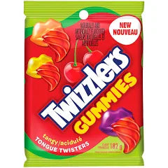 TWIZZLERS Gummies Tangy Tongue Twisters Candy - 182 g - Bringme