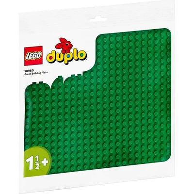 LEGO DUPLO Green Building Plate 10980 Build-and-Display Baseplate Toy for Preschoolers Aged 18 Months and up (1 Piece) - Bringme