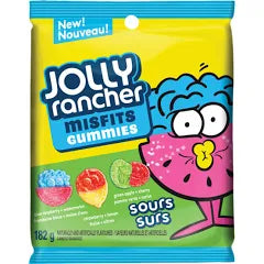 Jolly Rancher Misfits Gummies Sours Candy - 182g - Bringme