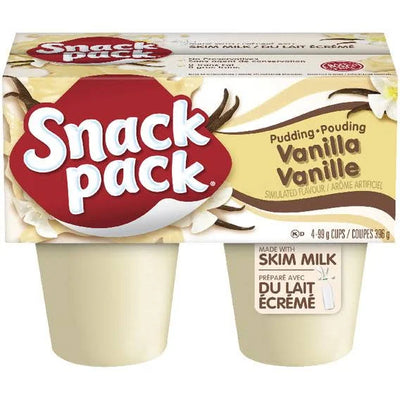 Snack Pack Classic Vanilla Pudding 4 cups - 92g - Bringme
