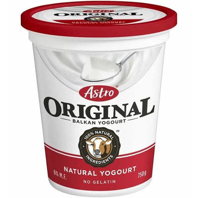 Astro Original Balkan Yogurt Plain 6% - 750 g - Bringme