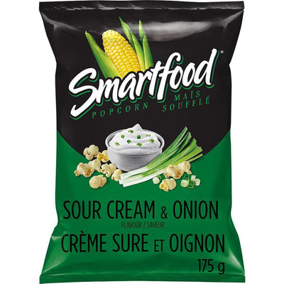 Smartfood Sour Cream & Onion Flavour Seasoned Popcorn - 175g - Bringme