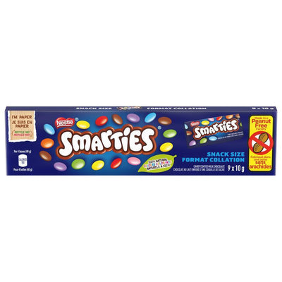 Smarties Snack Size 9 x 10 g Carton - Bringme