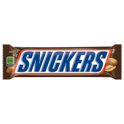 Snickers Original Chocolate Bar - 52 g - Bringme