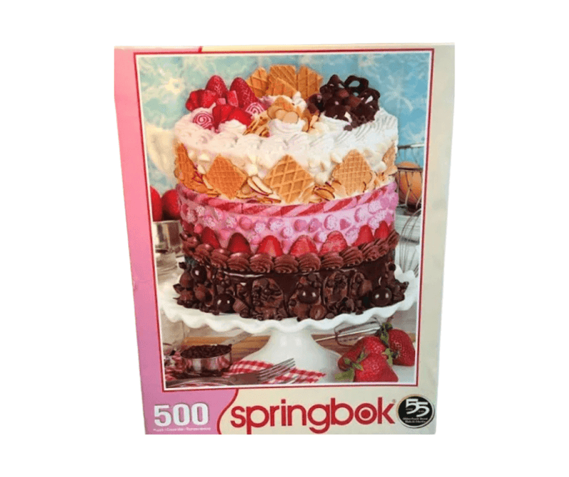 Springbok Games - Springbok Cake 500 Piece Puzzle - Bringme