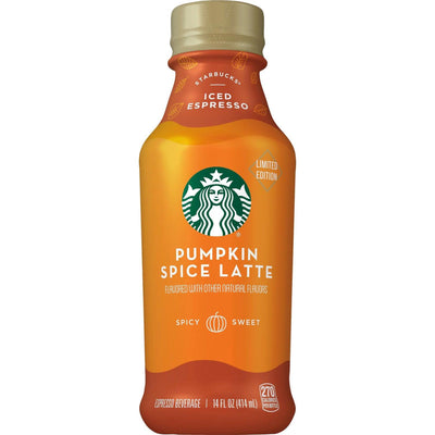 Starbucks Iced Expresso, Pumpkin Spice latte, Limited Edition - 414ml - Bringme