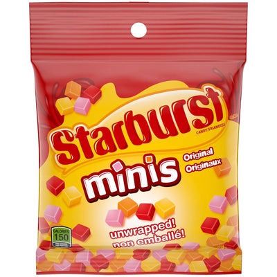 Starburst Minis Original Fruit Chew Candies Fruity Flavoured - 191g - Bringme