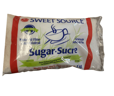 Sweet source white sugar fine granulated - 1Kg - Bringme