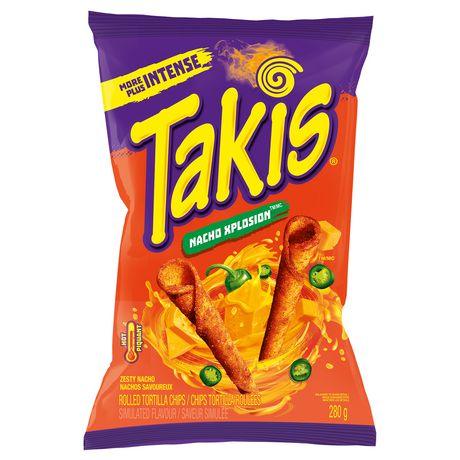 Takis Xplosion Zesty Nacho Cheese Rolled Tortilla Chips - 280g - Bringme