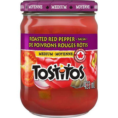 Tostitos Salsa - Roasted Red Pepper, Medium - 423ml - Bringme