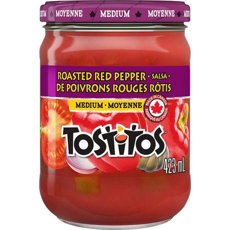 Tostitos Salsa - Roasted Red Pepper, Medium - 423ml - Bringme
