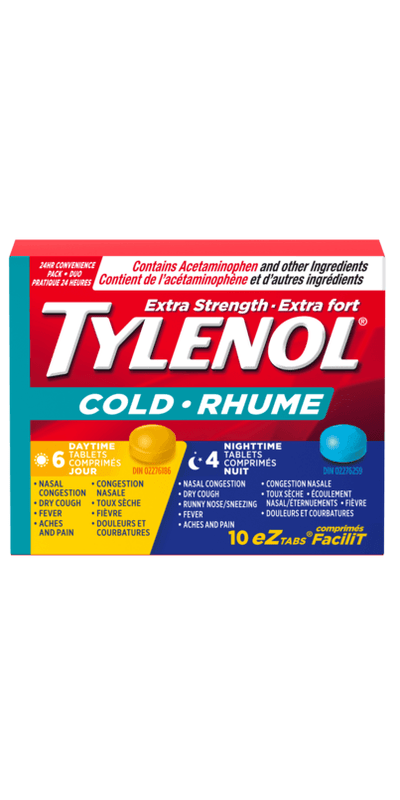 Tylenol Cold Extra Strength Day + Night Tablets - Bringme
