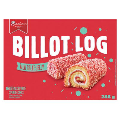 Vachon Billot Log Cakes Jelly Sponge 6 Sponge Cakes - 288g - Bringme