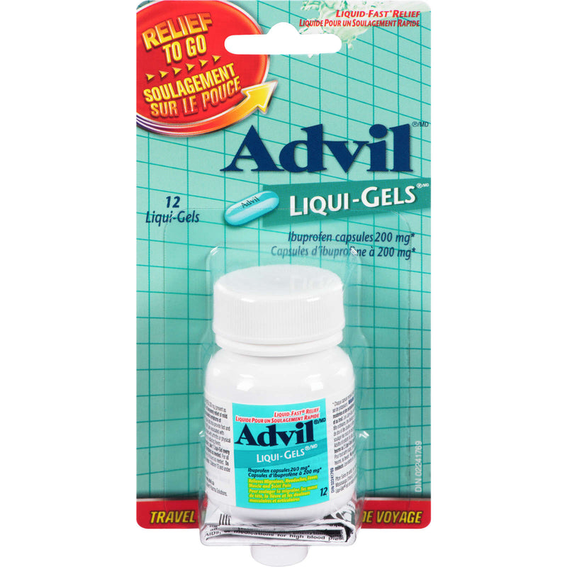 Advil Regular Strength for Headaches and Pain Relief, 200 mg - 12 Count